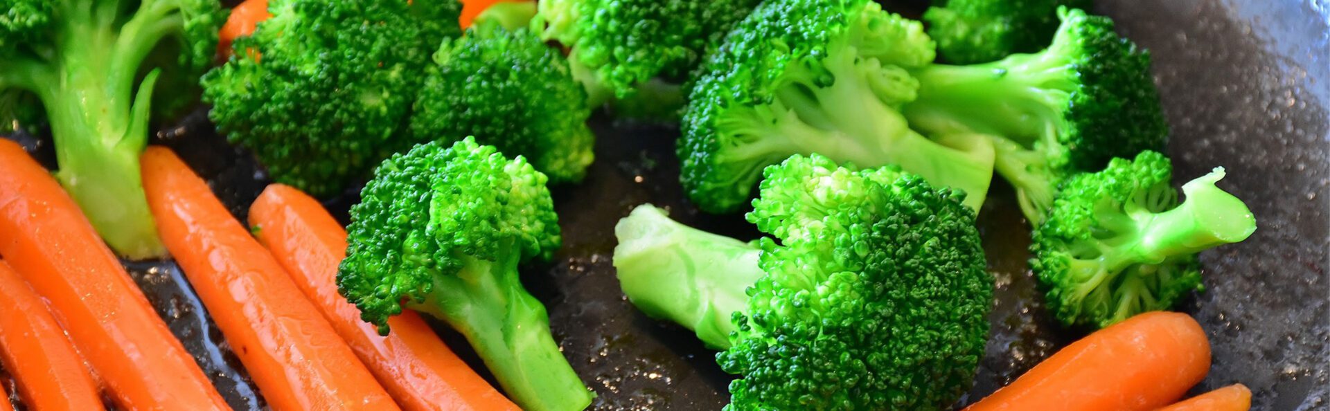 A close up of broccoli in a bowl